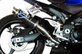 Doppio Terminale Di Scarico Non Catalizzato Con Omologazione Suono Round Carbonio - Termignoni Compatibile Con Suzuki Gsx-R 1000 (2007-2008)