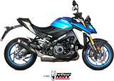 Terminale Di Scarico Con Omologazione Suono Gppro Carbonio - Mivv Compatibile Con Suzuki Gsx-S 1000 (2021-2024)