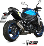 Terminale Di Scarico Con Omologazione Suono Gppro Titanio - Mivv Compatibile Con Suzuki Gsx-S 950 (2021-2023)