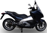 Terminale Di Scarico Con Omologazione Suono Furore Alluminio Nero - Gpr Compatibile Con Honda Integra 700 (2012-2013)