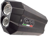 Terminale Di Scarico Con Omologazione Suono Sonic Carbon Look - Gpr Compatibile Con Bmw R 1250 - Rs (2021-2024)