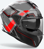 Full-Face Motorcycle Helmet Airoh Spark 2 - Sp2D55 Thermoplastic Hrt Gloss Red Dart Size Xxl