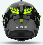Casco Integrale Per Moto Airoh Spark 2 - Sp2Sh31 Thermoplastic Hrt Giallo Gloss Shadow Taglia Xl