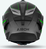 Casco Integrale Per Moto Airoh Spark 2 - Sp2Sh33 Thermoplastic Hrt Verde Matto Shadow Taglia Xl