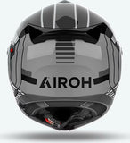 Casco Modulare Per Moto Airoh Specktre - Specg16 Thermoplastic Hrt Grigio Gloss Groove Taglia Xl