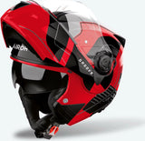 Casco Modulare Per Moto Airoh Specktre - Specg55 Thermoplastic Hrt Rosso Gloss Groove Taglia M