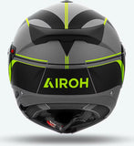 Casco Modulare Per Moto Airoh Specktre - Specl31 Thermoplastic Hrt Giallo Matto Leaf Taglia L