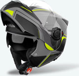 Casco Modulare Per Moto Airoh Specktre - Specl31 Thermoplastic Hrt Giallo Matto Leaf Taglia Xs