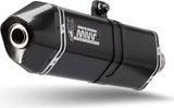 Terminale Di Scarico Con Omologazione Suono Speed Edge Inox Nero Carbonio - Mivv Compatibile Con Benelli Trk 502 X (2018-2024)