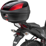 Monolock Silver Top Case - 32 Lt Technopolymer - Givi Compatible With Honda Cbr 250 R (2011-2015)
