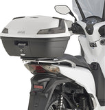 Monolock Silver Top Case - 32 Lt Technopolymer - Givi Compatible With Honda Sh 300 I (2019-2020)