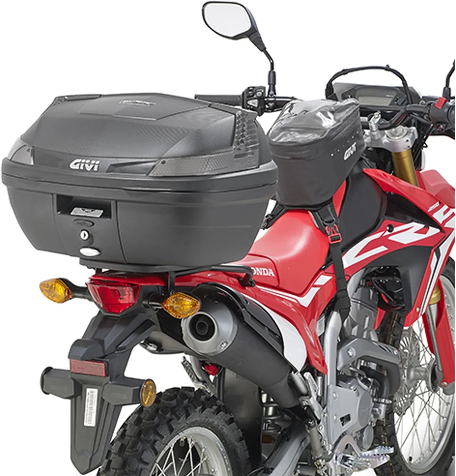 Bauletto Monolock Alpina Alluminio 44 Lt Alpina Alluminio - Givi Compatibile Con Honda Crf 250 L (2017-2020)