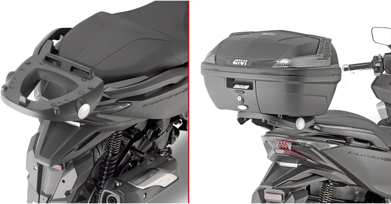 Bauletto Monolock Alpina Alluminio 44 Lt Alpina Alluminio - Givi Compatibile Con Honda Forza 125 (2023-2024)