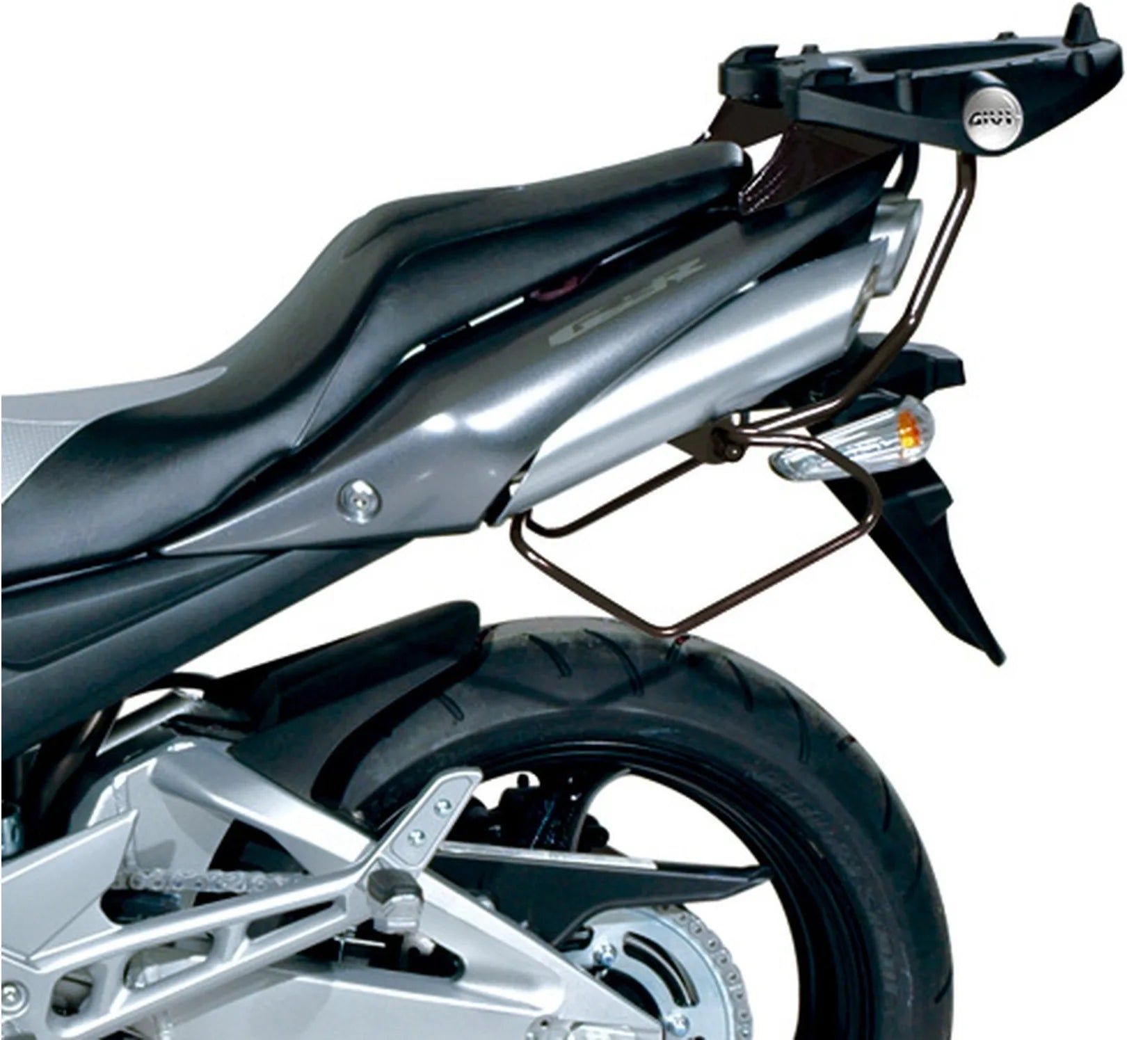 Bauletto Monokey Trekker Alaska Alluminio Nero 44 Lt Trekker Alaska Alluminio - Givi Compatibile Con Suzuki Gsr 600 (2006-2011)