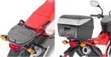 Monolock Black Tech Top Case - 29 Lt Technopolymer - Givi Compatible With Honda Crf 300 L (2021-2024)