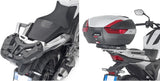 Bauletto Monolock Simply Iv Nero 45 Lt Per Portapacchi Originale Simply Iv Plastica - Givi Compatibile Con Honda Nc 750 X (2025)