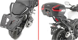 Monokey Trekker Lite Gray Top Case - 35 Lt Trekker Lite Technopolymer - Givi Compatible With Honda Cb 500 Hornet (2024)