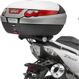 Bauletto Monokey Carbon Look 47 Lt Plastica - Givi Compatibile Con Yamaha T-Max 500 (2008-2011)