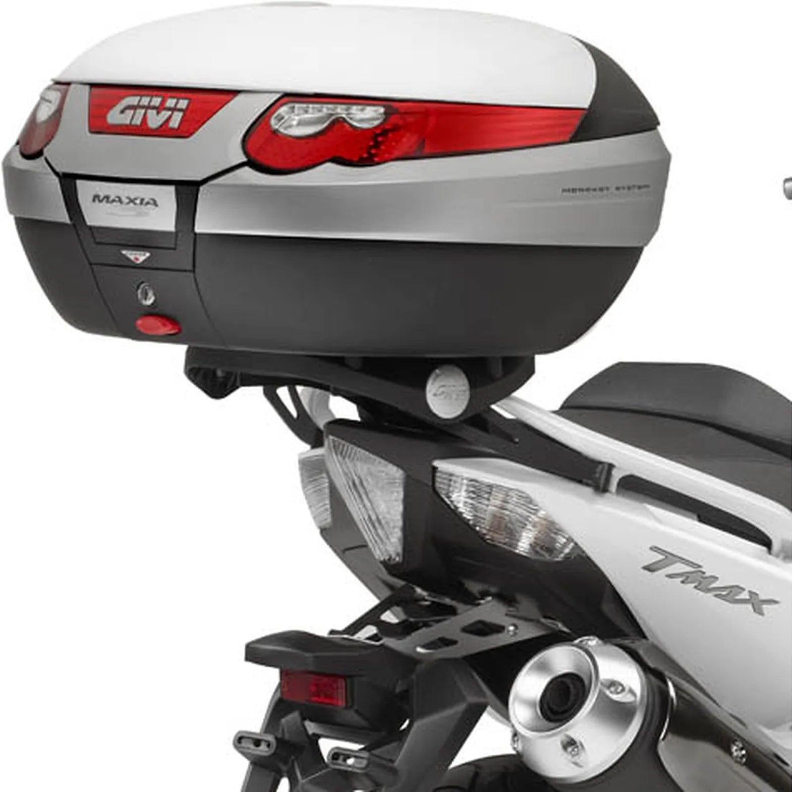 Bauletto Monokey Arena Nero Tech 45 Lt Arena Plastica - Givi Compatibile Con Yamaha T-Max 530 (2012-2016)