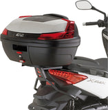 Monolock Vision Black Top Case - 34 Lt Vision Technopolymer - Givi Compatible With Yamaha X-Max 125 - 250 (2014-2017)