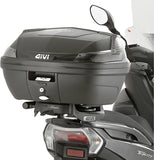 Monolock Black Top Case - 30 Lt C30N Technopolymer - Givi Compatible With Mbk Tryptik 125 (2014-2017)