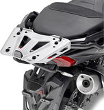 Monokey Trekker Alaska Black Aluminium Top Case - 44 Lt Trekker Alaska Aluminium - Givi Compatible With Yamaha T-Max 530 (2017-2019)