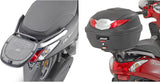 Monolock Alpina Aluminium Top Case - 44 Lt Alpina Aluminium - Givi Compatible With Yamaha D'Elight 125 (2021-2024)