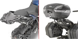 Bauletto Monokey Trekker Alaska Alluminio Nero 56 Lt Trekker Alaska Alluminio - Givi Compatibile Con Yamaha Niken Gt 900 (2019-2024)