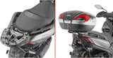 Monolock Blade Black Tech Top Case - 37 Lt Blade Technopolymer - Givi Compatible With Yamaha X-Max 300 (2017-2022)