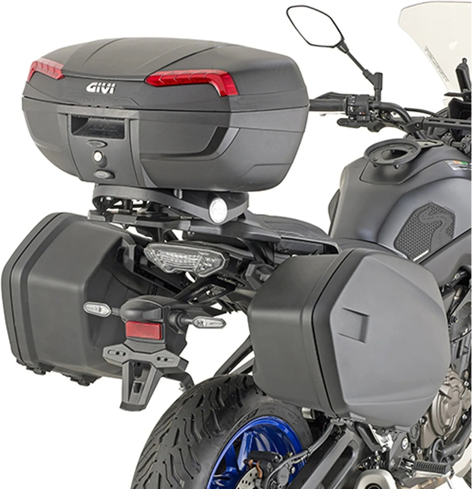 Bauletto Monokey Alluminio 47 Lt Per Portapacchi Originale Plastica - Givi Compatibile Con Yamaha Tracer 7 Gt (2024)