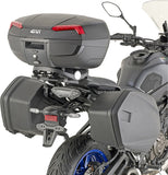Bauletto Monolock Riviera Nero Tech 46 Lt Per Portapacchi Originale Riviera Plastica - Givi Compatibile Con Yamaha X-Max 400 (2018-2021)
