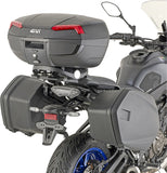Monokey Maxia 5 Silver Top Case - 58 Lt For Original Rack Maxia 5 Technopolymer - Givi Compatible With Yamaha Tracer 7 Gt (2024)
