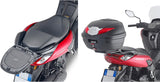 Monolock Alpina Black Aluminium Top Case - 44 Lt Alpina Aluminium - Givi Compatible With Yamaha N-Max 125 - 155 (2021-2024)