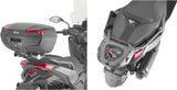 Monolock Silver Top Case - 32 Lt Technopolymer - Givi Compatible With Yamaha X-Max 125 (2023-2024)