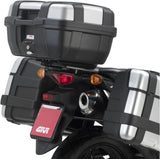 Monokey Black Top Case - 33 Lt Nylon - Givi Compatible With Suzuki Dl 650 V-Strom L2 L3 L4 L5 L6 (2011-2016)