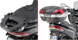 Monolock Blade Black Top Case - 47 Lt Blade Technopolymer - Givi Compatible With Suzuki An 400 Burgman (2017-2024)