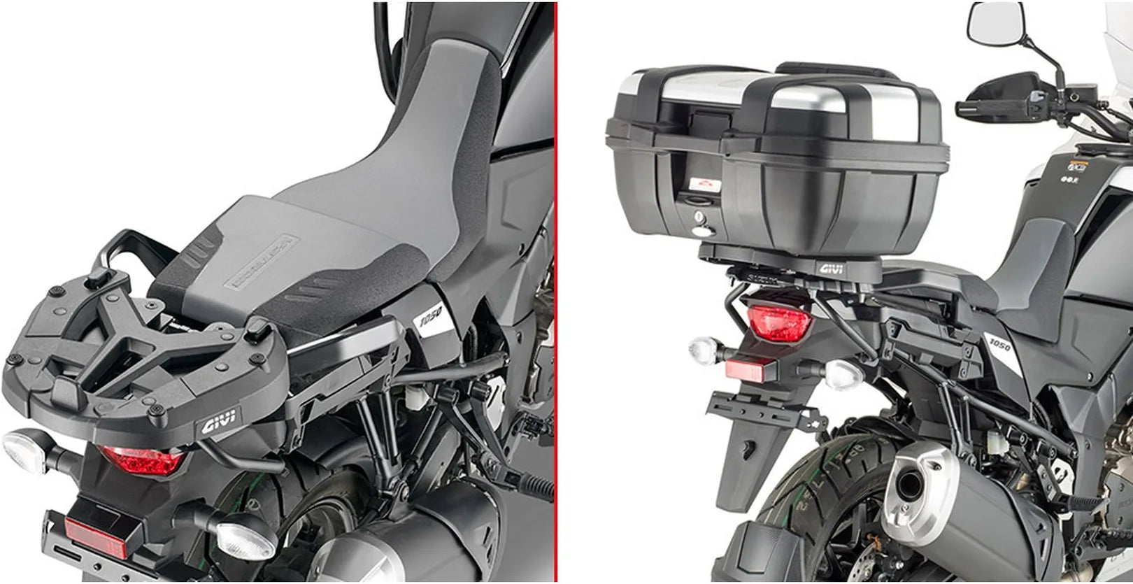 Bauletto Monokey Alluminio 47 Lt Plastica - Givi Compatibile Con Suzuki V-Strom 1050 De (2023)