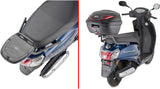 Monolock Black Tech Top Case - 30 Lt Technopolymer - Givi Compatible With Suzuki Address 125 (2023-2024)