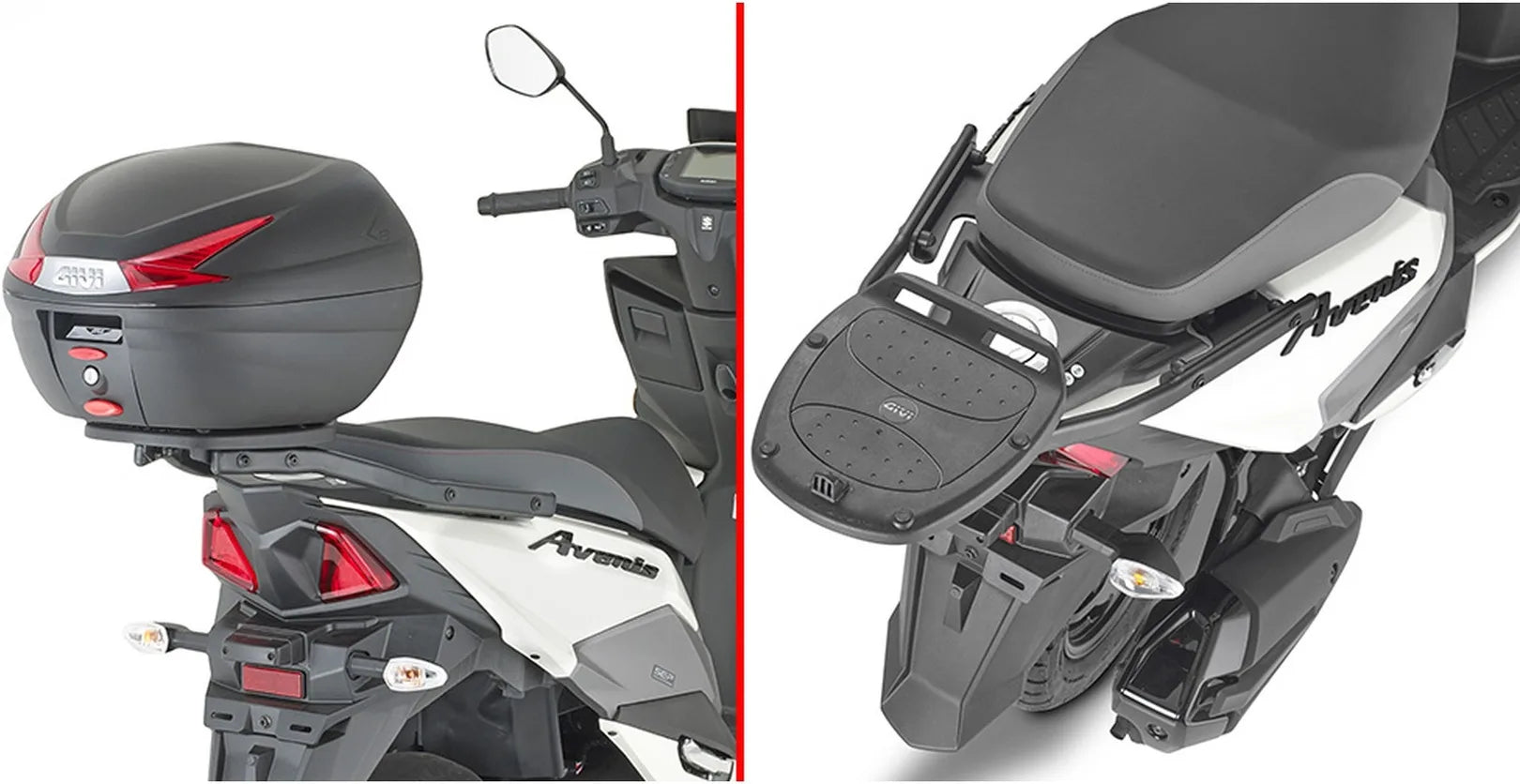 Bauletto Monolock Nero 29 Lt Plastica - Givi Compatibile Con Suzuki Avenis 125 (2023-2024)