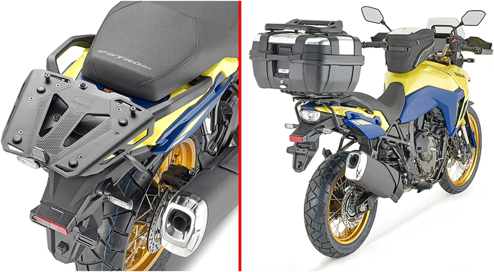 Bauletto Monokey Alluminio 47 Lt Plastica - Givi Compatibile Con Suzuki V-Strom 800 Se (2023-2024)