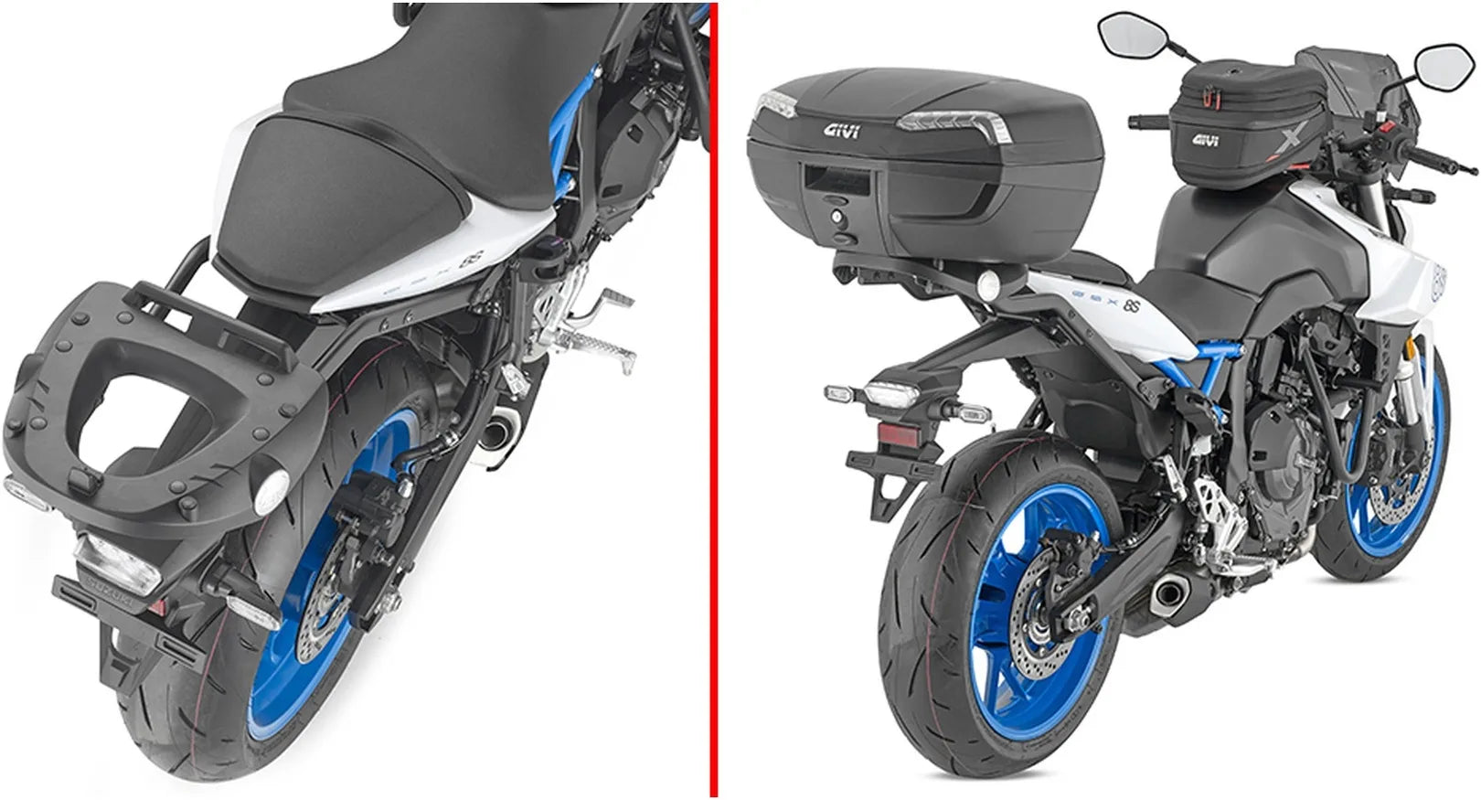 Bauletto Monolock Alpina Alluminio 44 Lt Alpina Alluminio - Givi Compatibile Con Suzuki Gsx 8S (2023-2024)