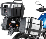 Monokey Black Tech Top Case - 40 Lt Technopolymer - Givi Compatible With Yamaha Xt 1200 Ze Super Ténéré (2014-2020)