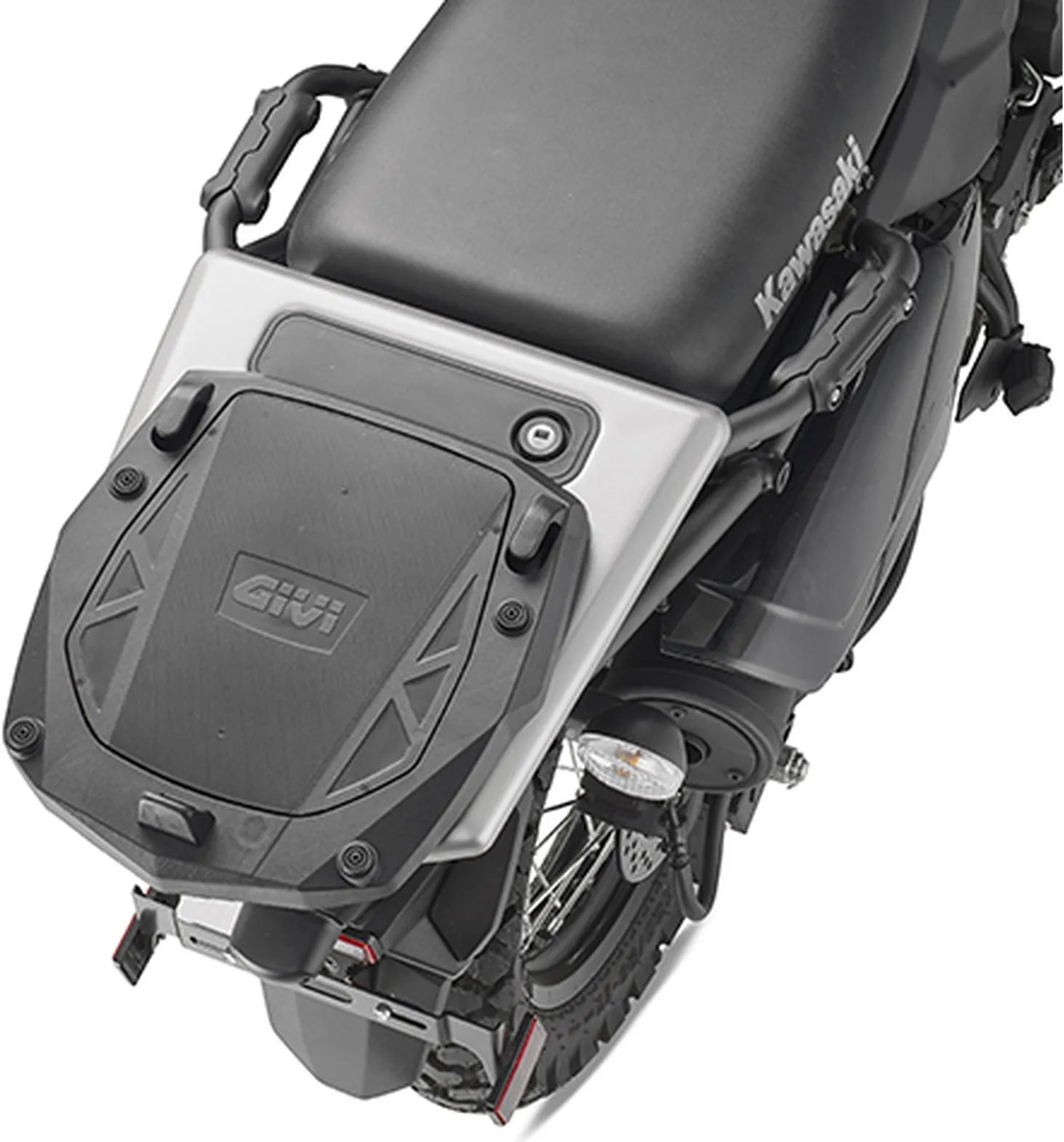 Bauletto Monokey Trekker Outback Evo Smart Alluminio Nero 42 Lt Trekker Outback Evo Smart Alluminio - Givi Compatibile Con Kawasaki Klr 650 - S (2023-2024)