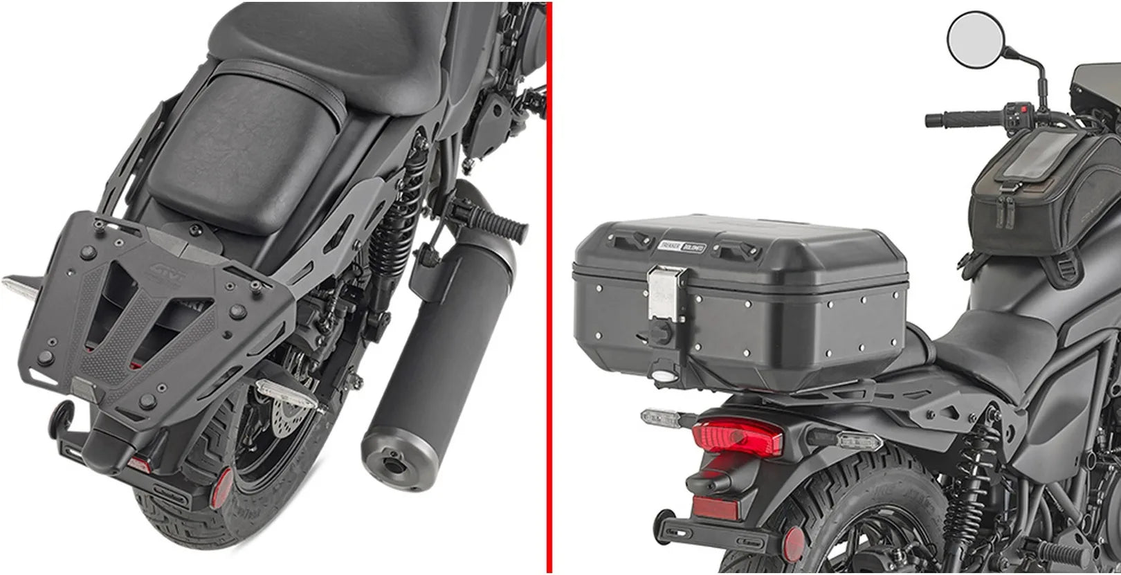 Bauletto Monokey Trekker Outback Evo Smart Alluminio Anodizzato 42 Lt Trekker Outback Evo Smart Alluminio Anodizzato - Givi Compatibile Con Kawasaki Eliminator 500 (2024)