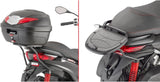 Bauletto Monolock Alpina Alluminio Nero 44 Lt Alpina Alluminio - Givi Compatibile Con Piaggio Mp3 300 Hpe (2019-2024)