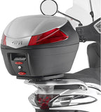 Monolock Black Tech Top Case - 29 Lt Technopolymer - Givi Compatible With Piaggio Liberty 50 - 125 - 150 I Get (2016-2024)
