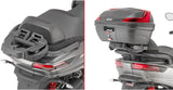 Bauletto Monokey Trekker Alluminio 52 Lt Trekker Alluminio - Givi Compatibile Con Piaggio Mp3 350 - 400 - 500 Sport (2018-2021)