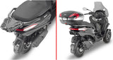 Bauletto Monokey Carbon Look 47 Lt Plastica - Givi Compatibile Con Piaggio Mp3 530 Exclusive Hpe (2022-2024)