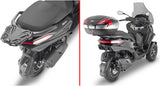 Monokey Trekker Alaska Black Aluminium Top Case - 44 Lt Trekker Alaska Aluminium - Givi Compatible With Piaggio Mp3 400 Sport Hpe (2022-2024)