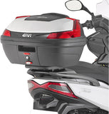Monolock Blade Black Tech Top Case - 47 Lt Blade Technopolymer - Givi Compatible With Kymco Xtown 125 - 300 (2016-2024)